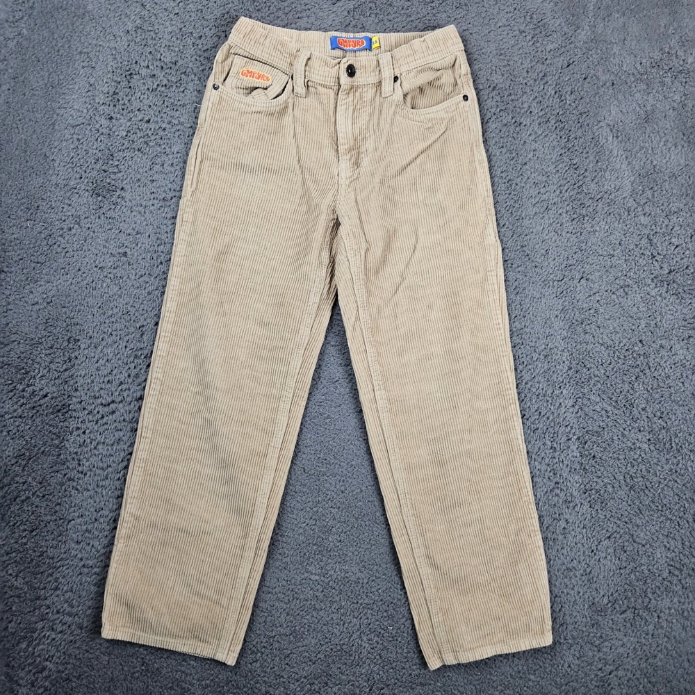 Empyre Corduroy Pants 25 Relaxed Fit Casual Women's Beige‎